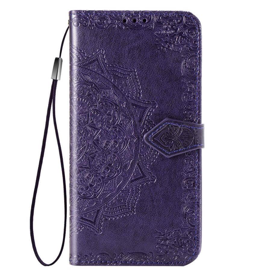 

Кожаный чехол (книжка) Art Case с визитницей для Sony Xperia 5, Фиолетовый