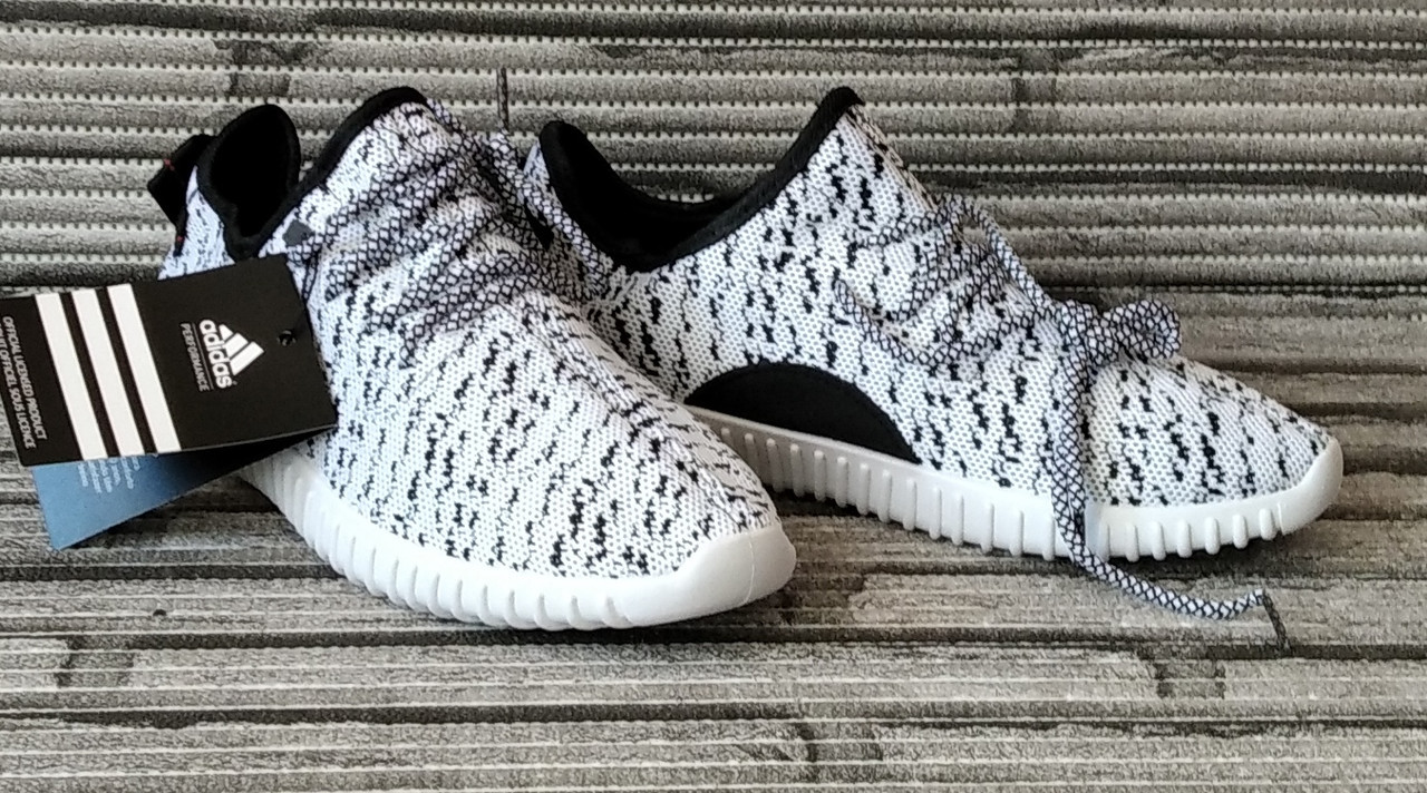 

Кроссовки мужские Adidas Yeezy Boost . Реплика. Изи Буст. Кеды белые. 44