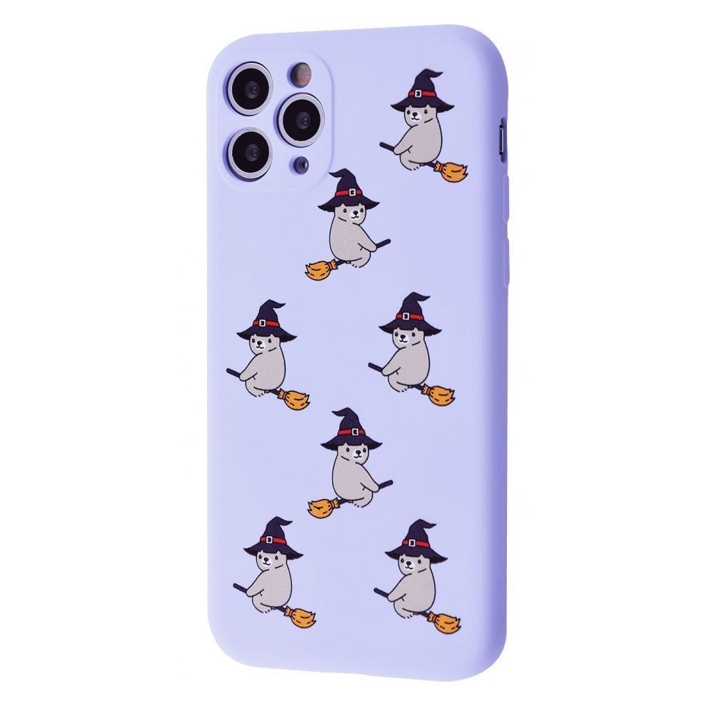 

TPU чехол WAVE Fancy для Apple iPhone 11 Pro Max (6.5"), Bear on broom / light purple