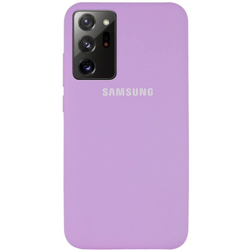 

Чехол Silicone Cover Full Protective (AA) для Samsung Galaxy Note 20 Ultra, Сиреневый / lilac