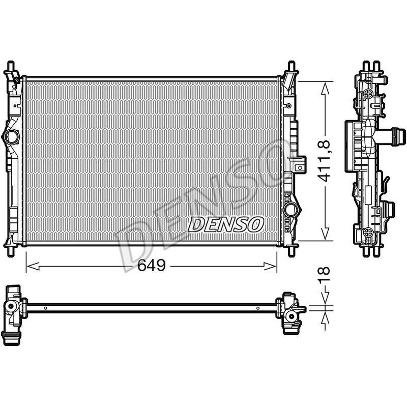 

Радіатор основний Denso DRM21103