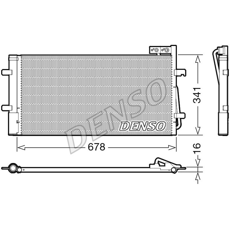 

Радиатор кондиционера Denso DCN02035