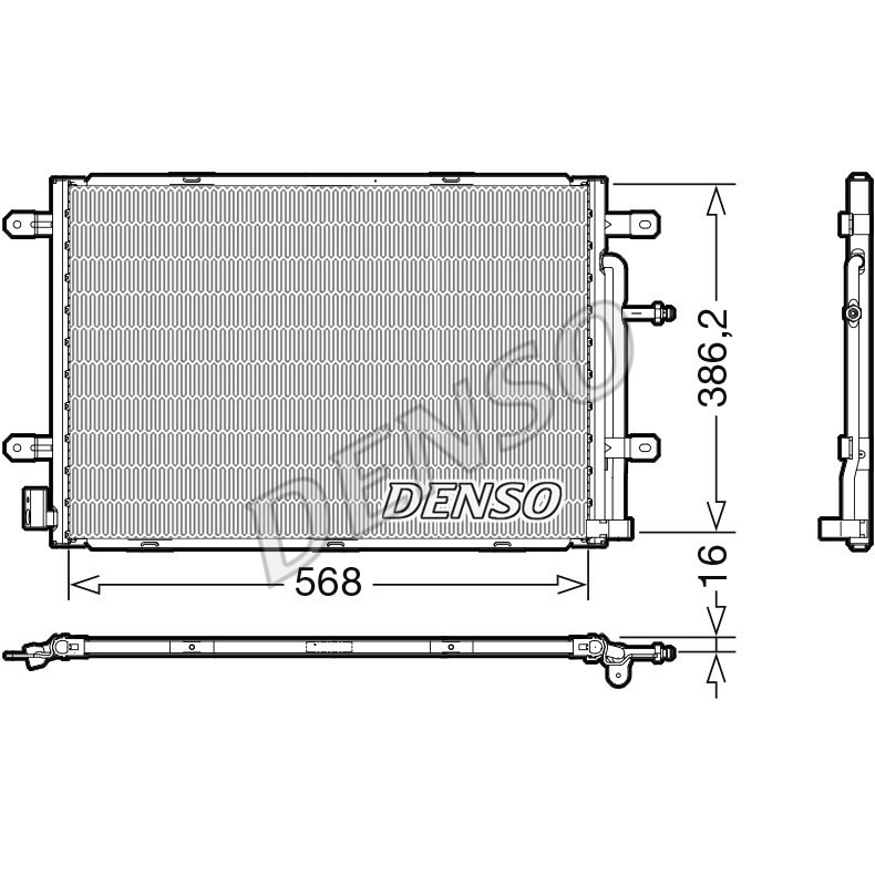 

Радиатор кондиционера Denso DCN02039