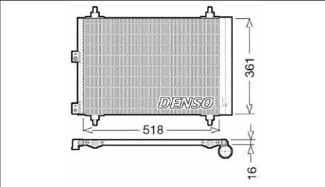 

Радиатор кондиционера Denso DCN07006