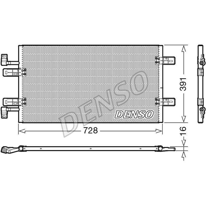 

Радиатор кондиционера Denso DCN20019