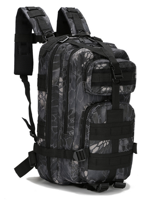 

Военный рюкзак TACTICAL B02 20-25 л Серый с черным hubttBc71452, КОД: 1565186, Black-grey