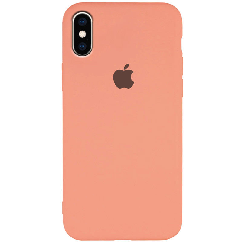 

Противоударный Защитный Силиконовый Чехол - Накладка Epik Silicone Case Slim Full Protective для Apple iPhone, Розовый / peach