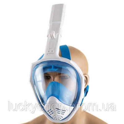 

Маска для плавания Dolvor полно лицевая синяя L/XL SKL11-282401