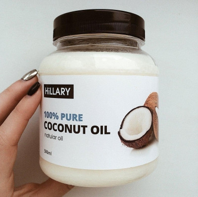 

Кокосовое масло рафинированное Hillary Premium Quality Coconut Oil 500мл SKL13-131382