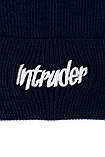 Мужская | Женская шапка Intruder синяя зимняя big logo + перчатки черные, зимний комплект, фото 7