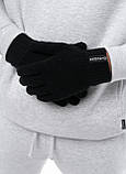 Мужская | Женская шапка Intruder синяя зимняя big logo + перчатки черные, зимний комплект, фото 9