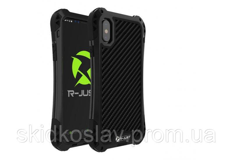 

Чехол противоударный R-Just Amira для iPhone X Black AL1321, КОД: 134294