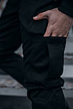 Штаны мужские коттоновые Intruder " Baza " брюки черные осенние | весенние | летние, фото 6