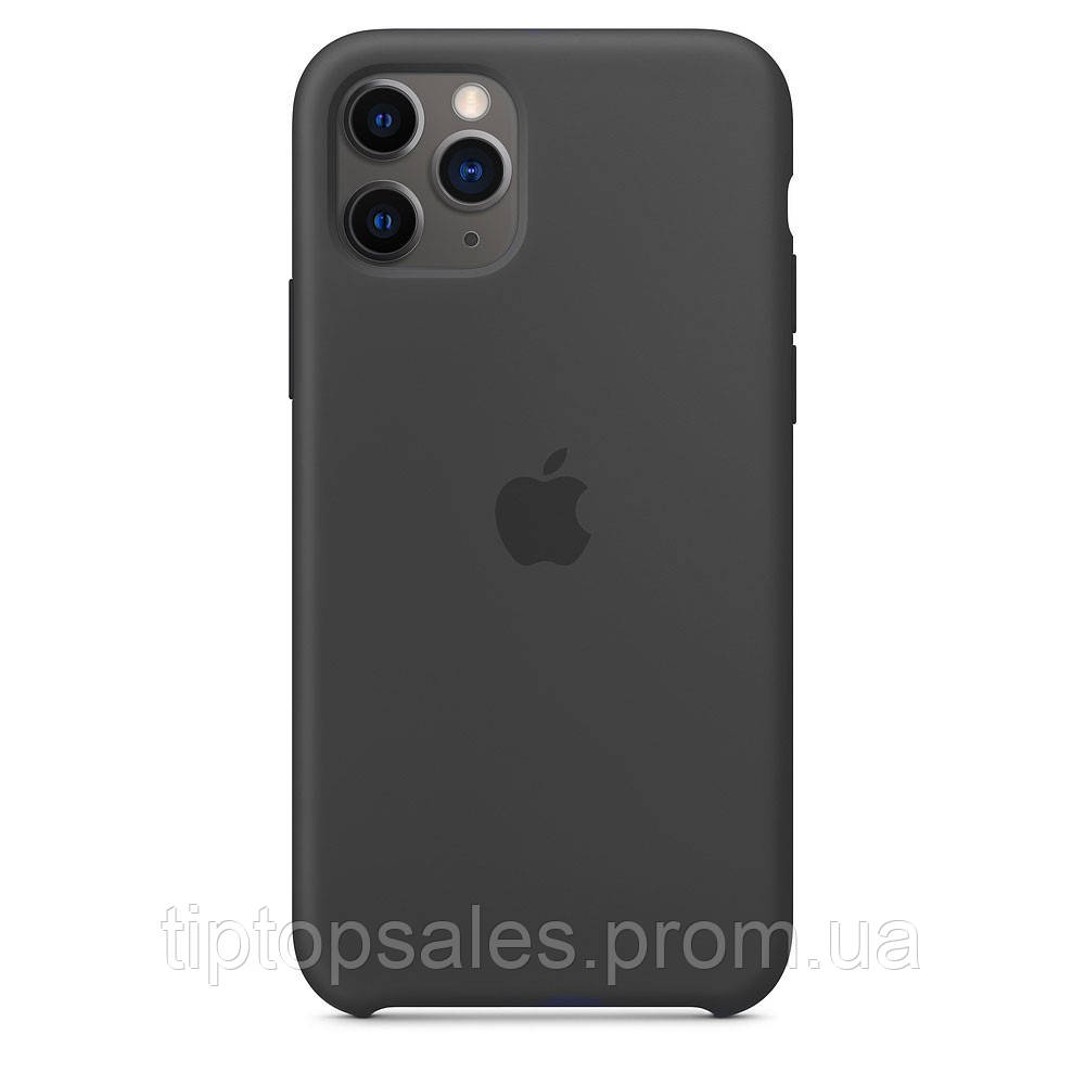 

Силиконовый чехол Grand Apple iPhone 11 Pro Max Silicone Case OEM Black AL4199, КОД: 1316437