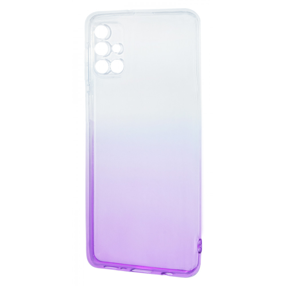 

Чехол Samsung Galaxy M31 силиконовая накладка для телефон Gradient Design white_purple, Разные цвета