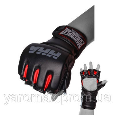 

Рукавички для Mma PowerPlay чорні L-XL 3053 SKL24-238246