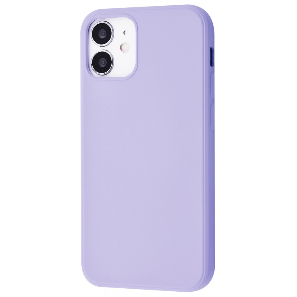 

Чехол накладка iPhone 12 mini WAVE Colorful Case (TPU) light_purple