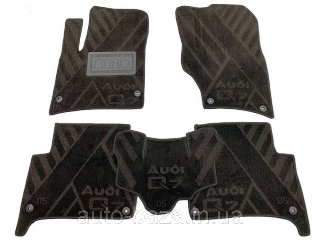 

Композитные коврики в салон Audi Q7 c 2005 г. (Avto-tex), Черный