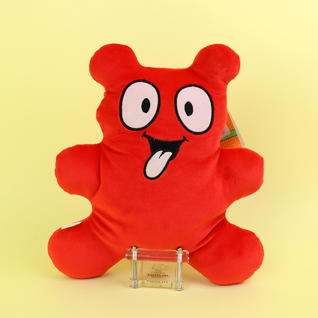 

Мягкая игрушка мармеладный мишка Валера красный 30 см