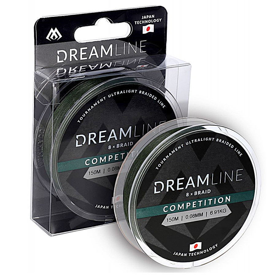 

Шнур Mikado Dream Line Competition 150м 0,20мм 20,83кг green, Зеленый