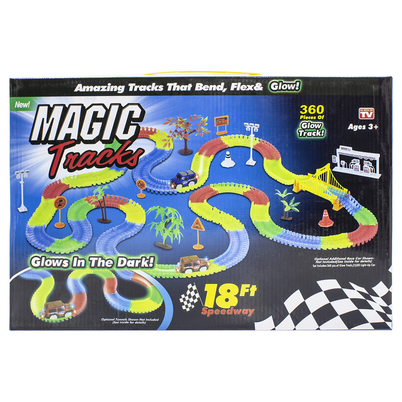 

Автомобильный трек Magic Tracks 360 деталей 1 машинка 2970-7762, КОД: 1529784