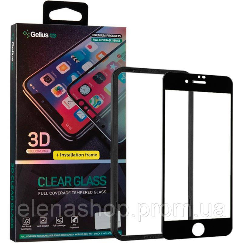 

Защитное стекло Gelius Pro 3D + Installation frame for iPhone 7 Plus 8 Plus Black 00000079631, КОД: 2358463, Черный