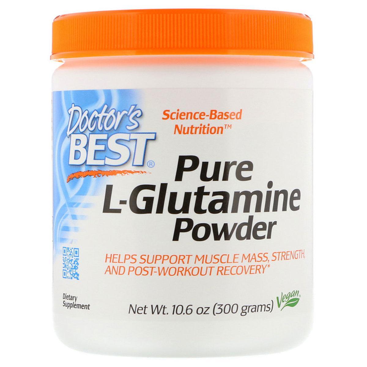 

Глютамин в Порошке - L-Glutamine Powder, Doctor's Best (300 гр