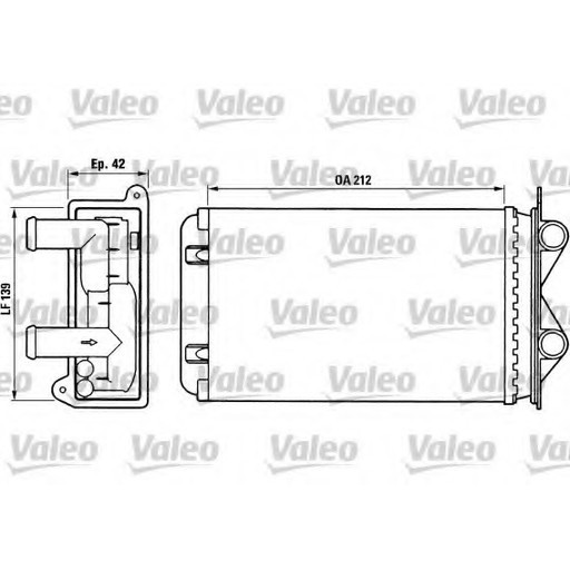 

Радиатор отопителя Valeo 812013