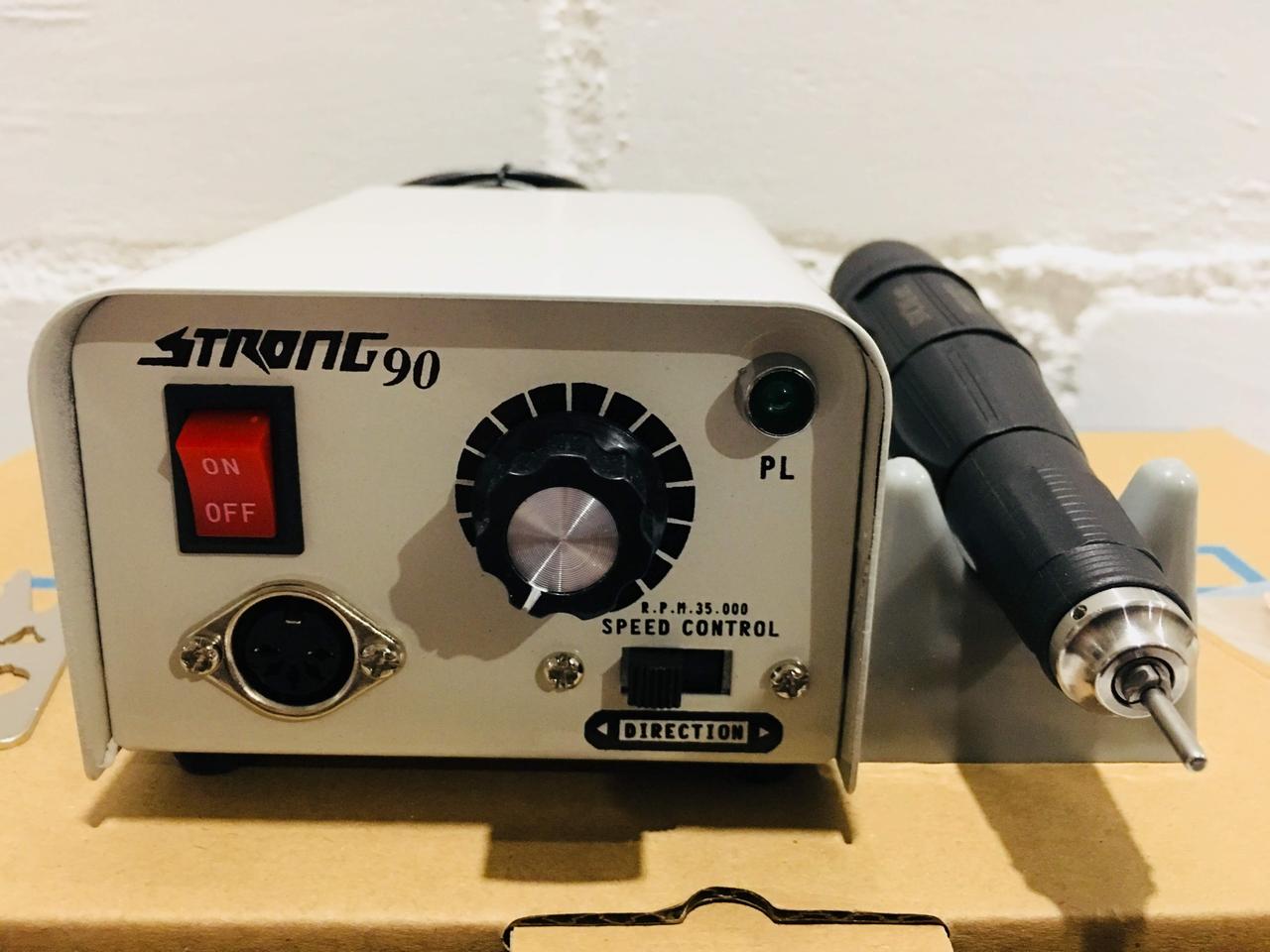 

Профессиональный фрезер/аппарат STRONG 90 с ручкой STRONG 102 L, 65W. - 35000 об./мин., Разные цвета