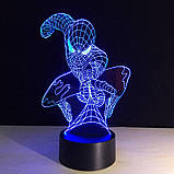 3D Светильник, "Человек паук" Подарки для мальчиков, Подарки мальчику, Подарок ребёнку, фото 7