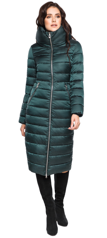 

Изумрудная куртка осенне-весенняя женская модель 31074 58 (4XL), Изумрудный