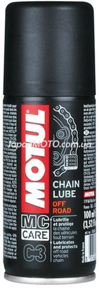 

Смазка для цепей внедорожных мотоциклов MOTUL C3 Chain Lube Off Road (400ML) Франция