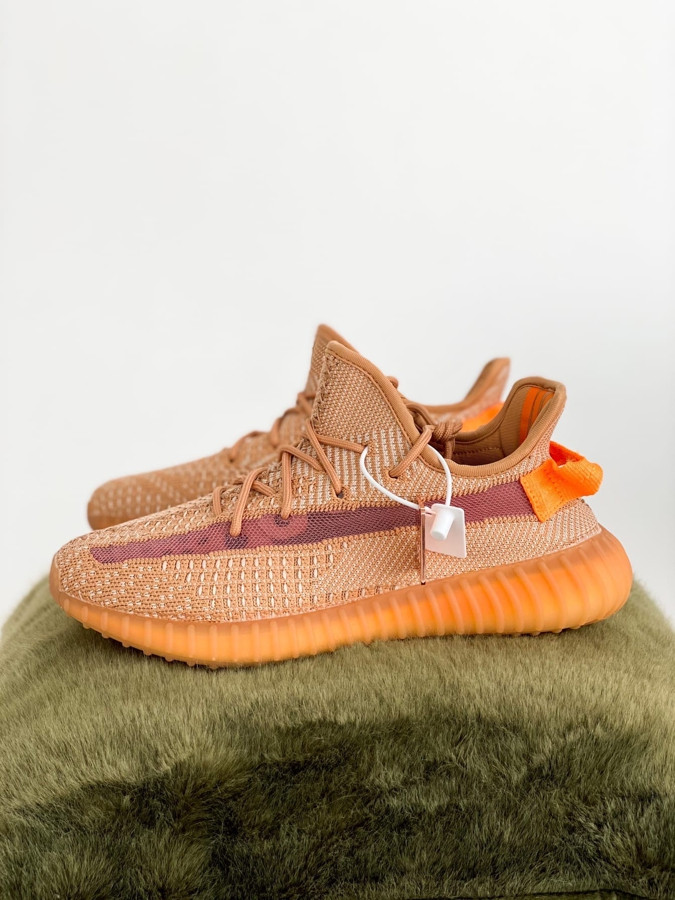 

Унисекс кроссовки Adidas Yeezy Boost 350 v2 clay, Терракота