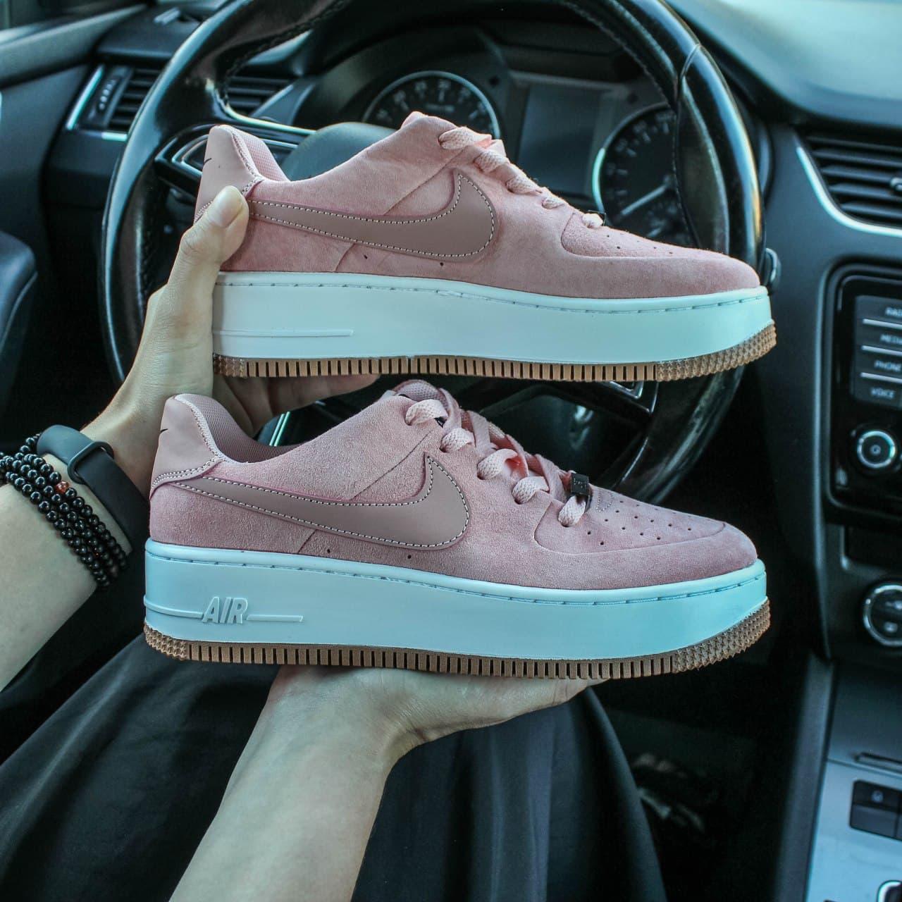 

Женские кроссовки Nike Air Force Sage Pink / Найк Аир Форс Сейдж Розовые 37, Розовый