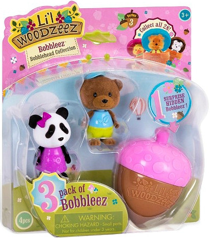 

Игрушка Li`l Woodzeez Bobblehead Серия 3 3 единицы (63100Z