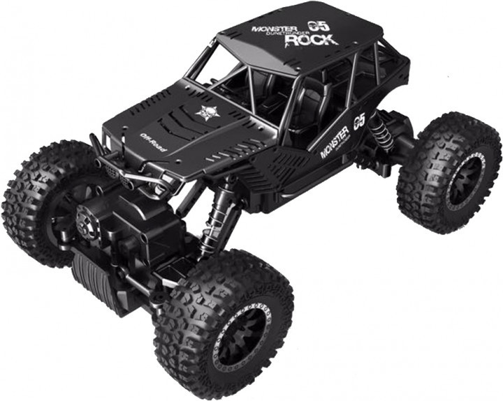 

Автомобиль на радиоуправлении Sulong Toys Off Road Crawler Tiger Матовый черный (SL-111RHMBl