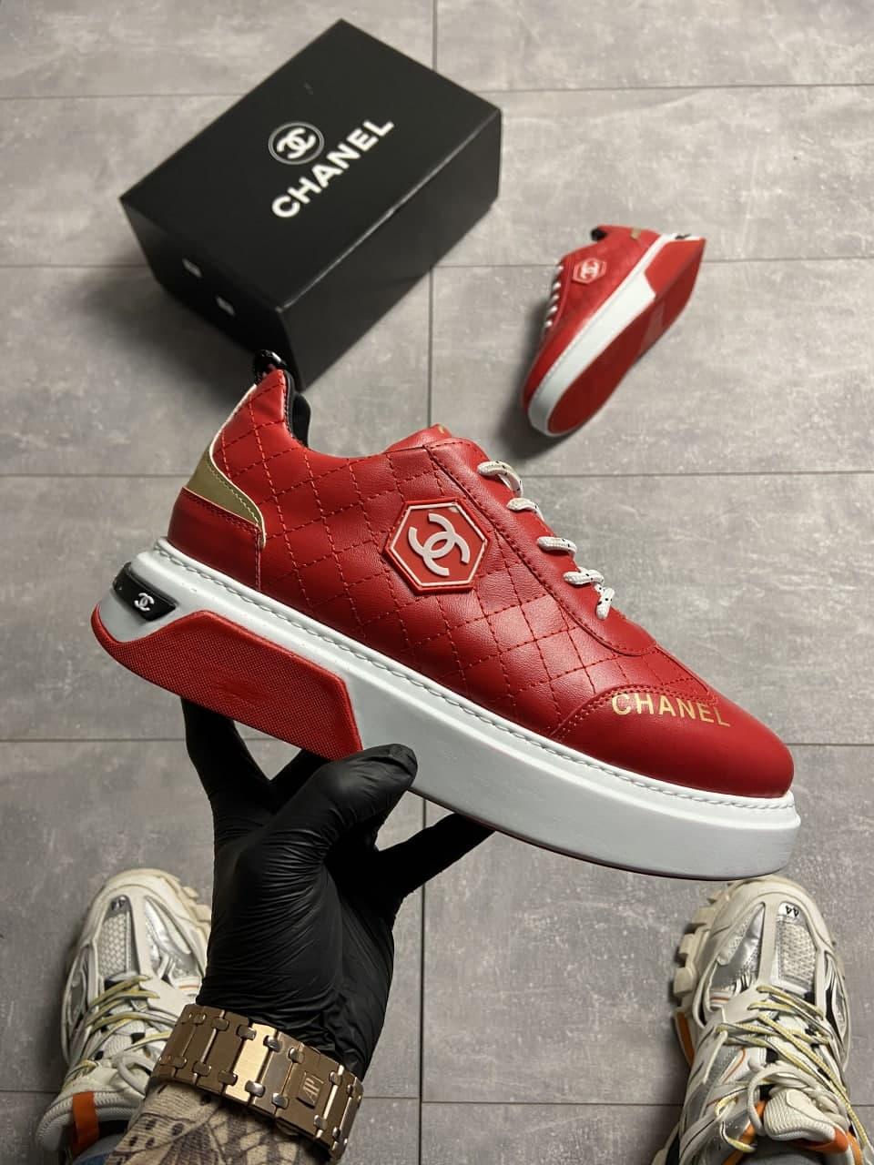 

Женские кроссовки Chanel Sneakers Red / Шанель Сникерс Красные 37, Красный