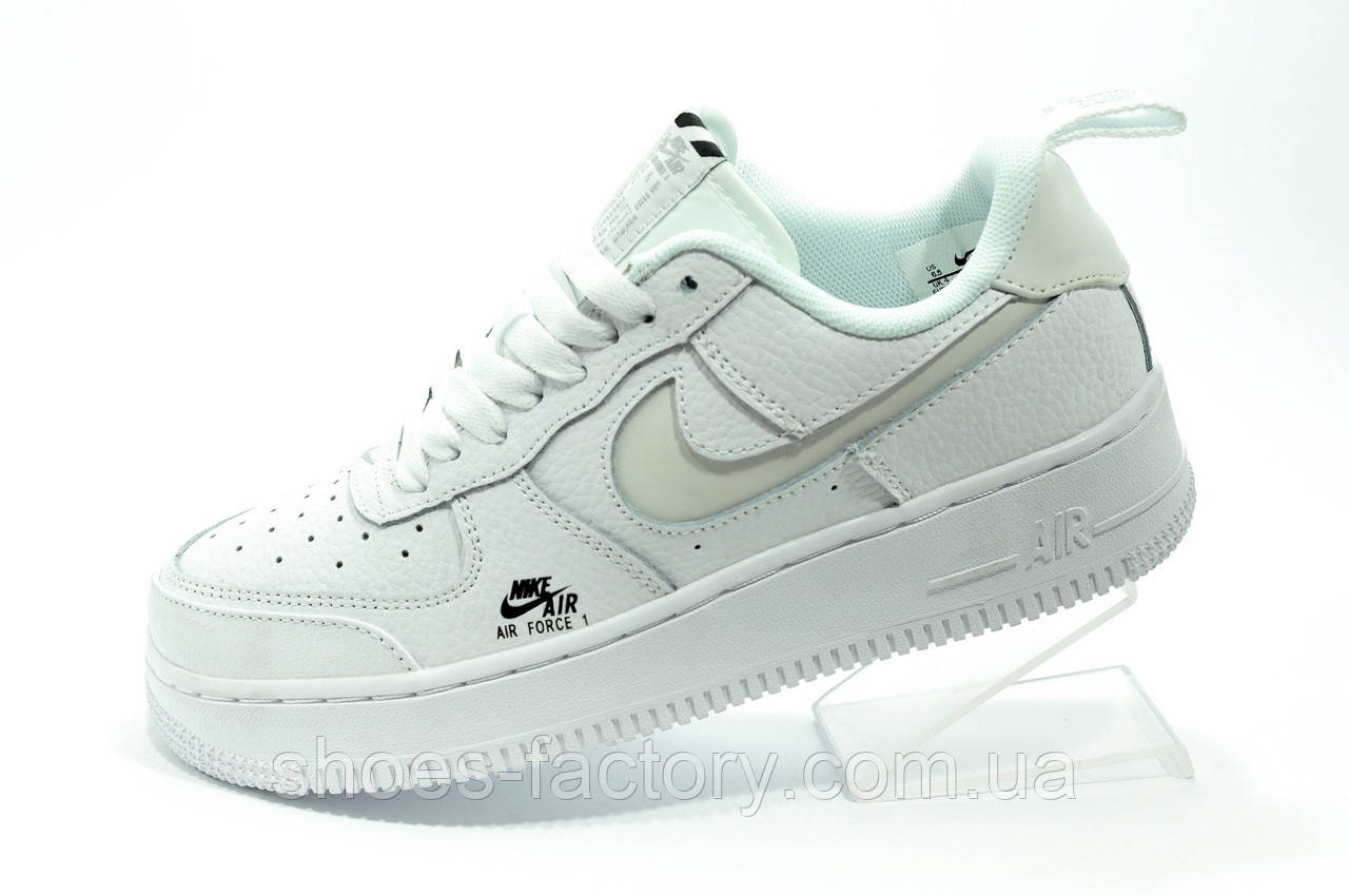 

Белые кроссовки в стиле Nike Air Force 1 low White Рефлективные, Белый