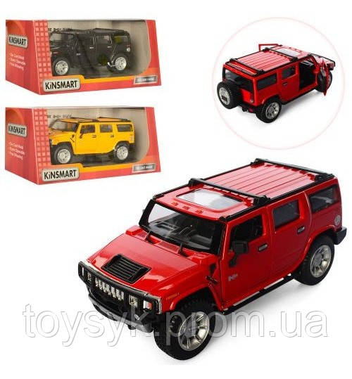 

Машина металл KT7006W (48шт/4)"Hummer H2 SUV 2008" в кор. 18см