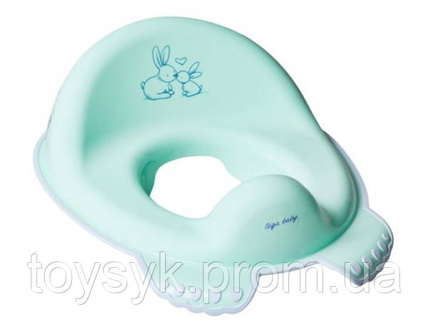 

Накладка на унитаз Tega Little Bunnies KR-002 нескользящая 105 light green