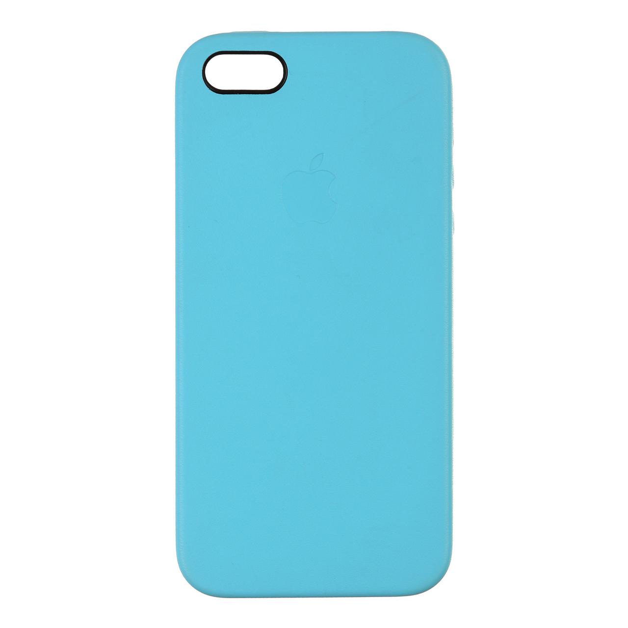 

Чехол Armorstandart Leather Case для iPhone SE/5S/5 Light Blue (ARM46548), Светло-синий