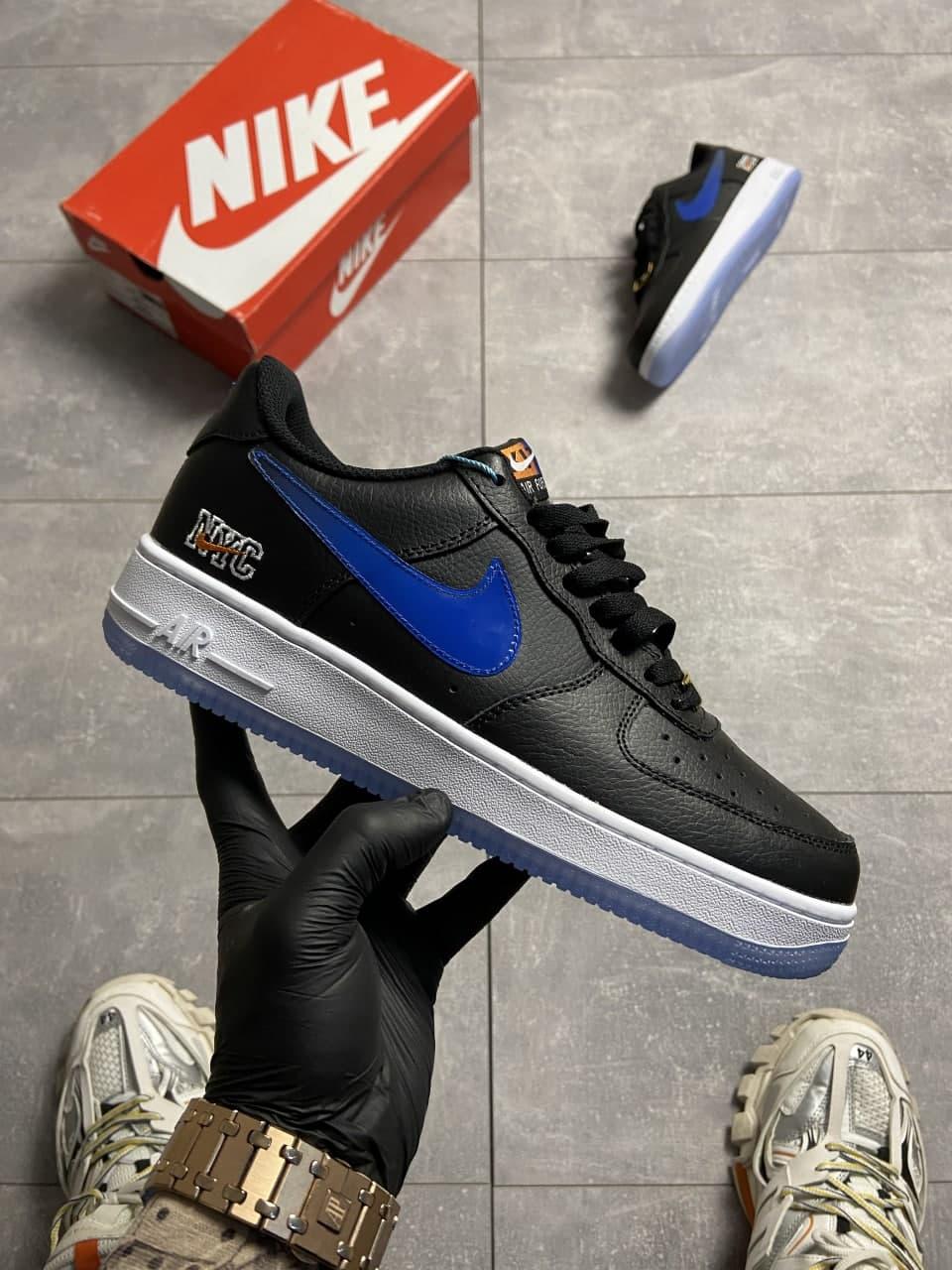 

Мужские кроссовки Nike Air Force 1 Low NYC Black / Найк Аир Форс 1 Лоу Нью-Йорк Черные 45, Черный