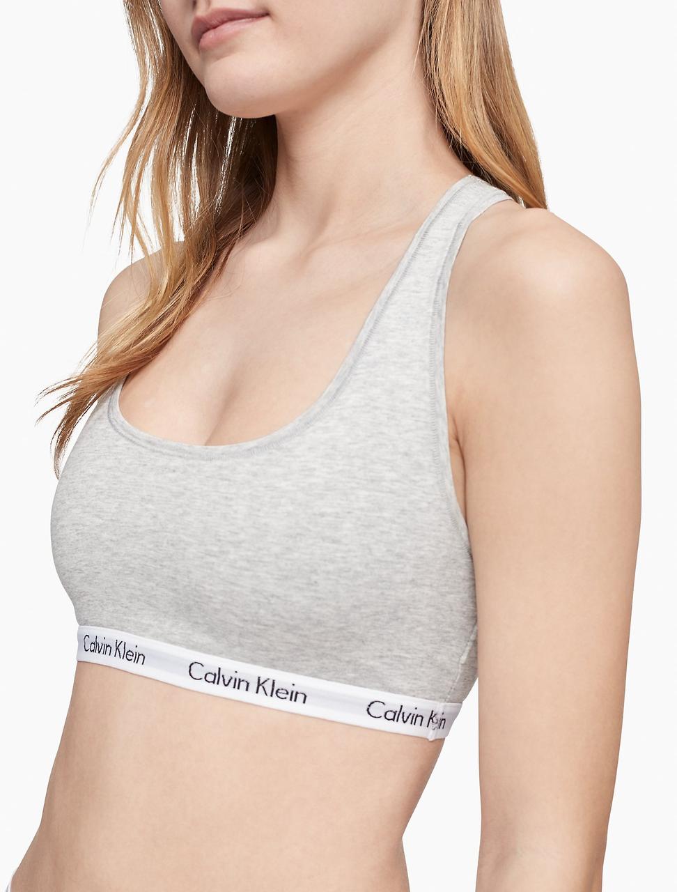 

Бра Calvin Klein Unlined серая