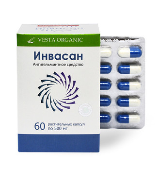 

Мицеллярный комплекс Vesta Organic Инвасан 60 капсул