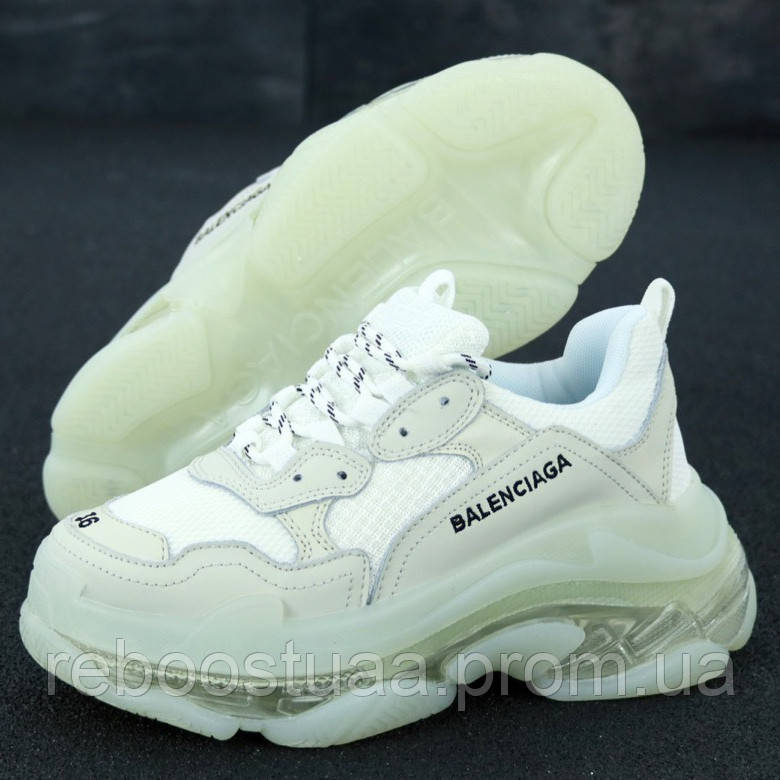 

Жіночі кросівки в стилі Balenciaga Triple S, білий, сірий, Італія 39, Разные цвета