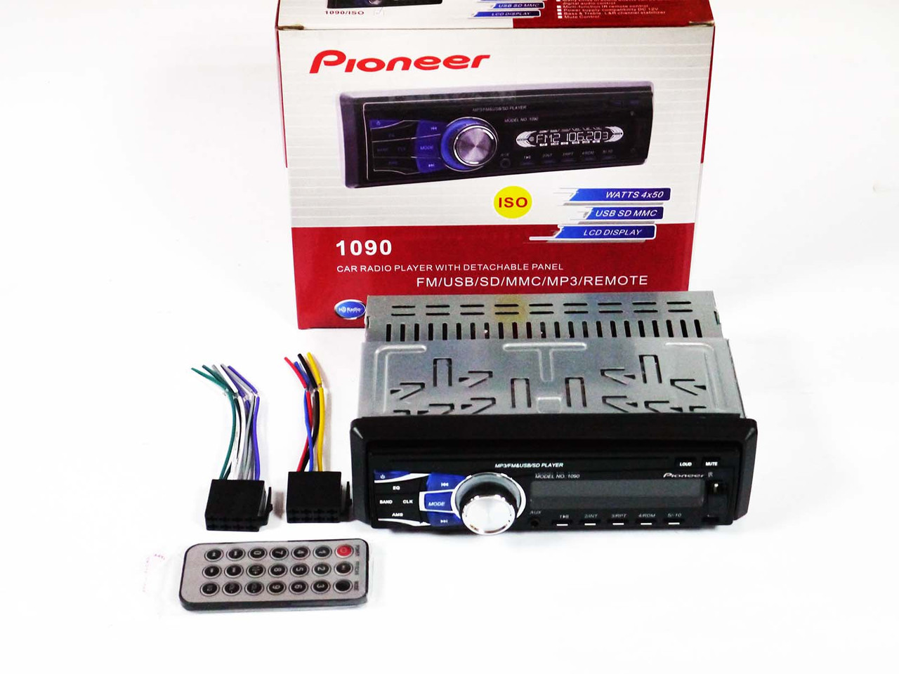 

Автомагнитола Pioneer 1090 Usb+Sd+Fm+Aux+ пульт