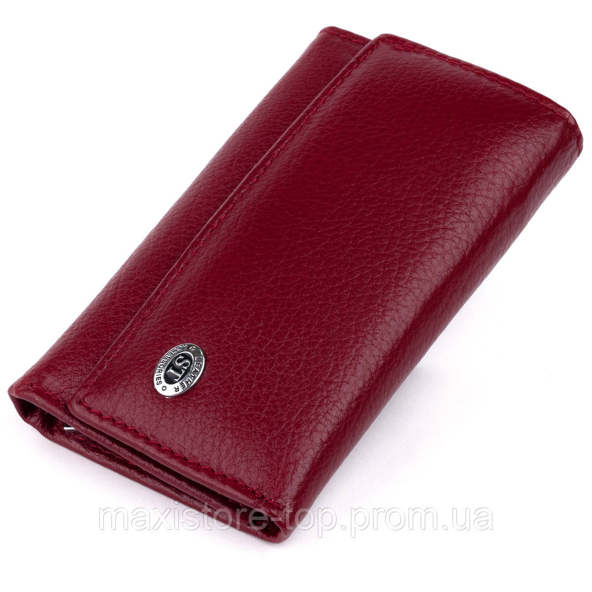 

Ключница-кошелек женская ST Leather 19226 Бордовая [188380-12], Бордовый