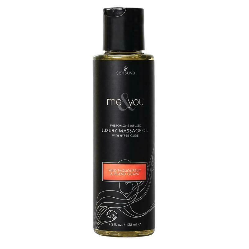 

Массажное масло Sensuva - Me&You Wild Passion Fruit & Island Guava (125 мл) с феромонами