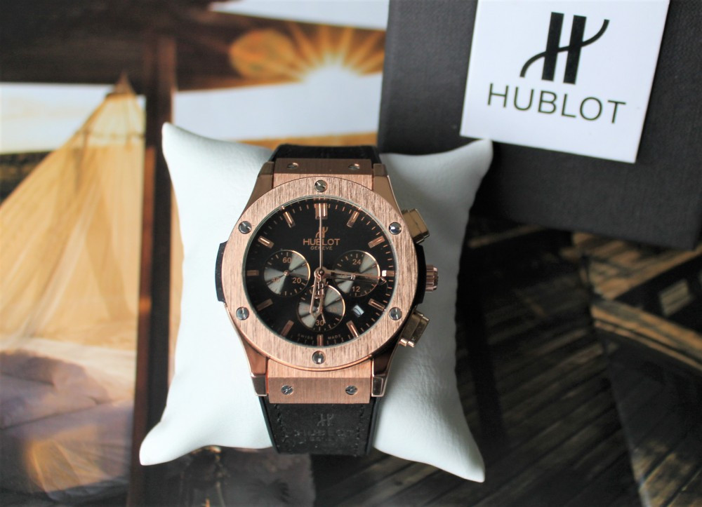 

Наручные часы Hublot Chronograph black&bronze