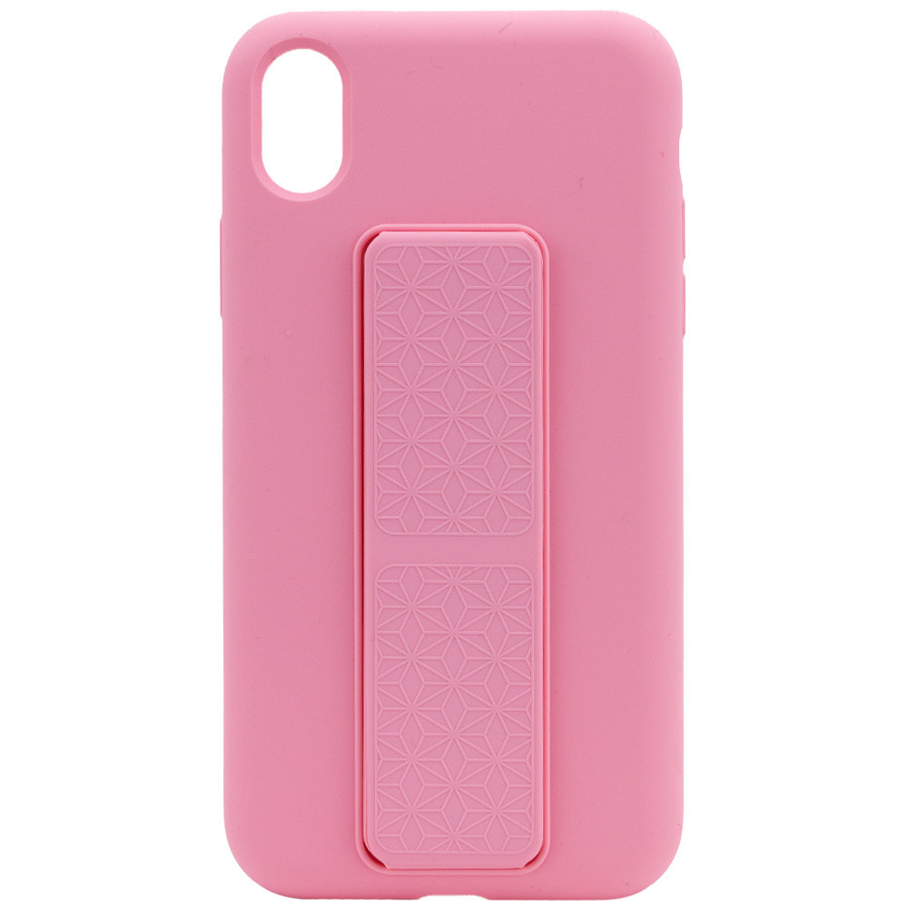 

Чехол Silicone Case Hand Holder для Apple iPhone X / XS (5.8") Розовый / Pink